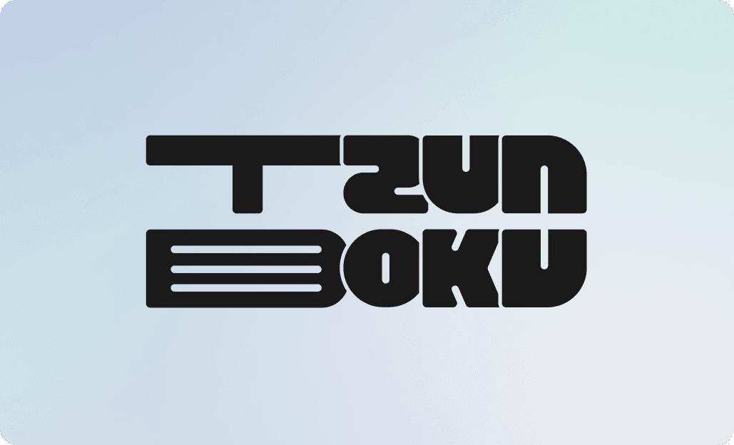 logo with custom gradient background
